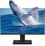 KOORUI 22 Zoll Business Computer Monitor, FHD 1080p 75hz Desktop Monitor, Ultradünne Blende Eye Care HDMI VGA Ports LED bildschirm für PC, Schw