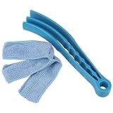 K&G GP02513 Lamellen-Reiniger 2er Set Mikrofaser Blau waschbar | Jalousienreiniger Staubreiniger Jalousien Staubbürste Lamellen-Rolladen Bü