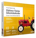 FRANZIS 67133 - Porsche Traktor Adventskalender 2020 – in 24 Schritten zum Oldtimer-Traktor unterm Weihnachtsbaum, Bausatz für das detailgetreue Modell im Maßstab 1:43, empfohlen ab 14 J