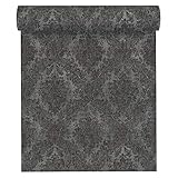 A.S. Création Vliestapete Secret Garden Tapete mit Ornamenten barock 10,05 m x 0,53 m grau metallic schwarz Made in Germany 336078 33607-8