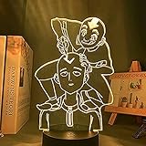 One Punch Man Led Nachtlicht Anime Lampe Saitama für Schlafzimmer Dekor Nachtlicht Kinder Geschenk The Last Airbender Avatar Light Aang