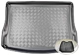 ZentimeX Z3600614 Geriffelte Kofferraumwanne fahrzeugspezifisch + Klett-Organizer (Laderaumwanne, Kofferraummatte)