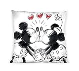 Mickey und Minnie Maus KISSENBEZUG Love 40x40cm Kissenhü