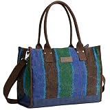 COSYLAND Baby Wickelumhängetasche Wickeltasche Multifunktional Reisetasche Große Kapazität mit Feuchtfach Verstellbarer Schultergurt Isolierte Flaschenhalter Bunt Blau Grü