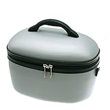 DAVIDT`S Kosmetikkoffer Beautycase Kulturtasche (silber)