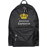 Multifanshop® Rucksack Barkeeping Expertin schwarz - Backpack T