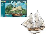 Revell Modellbausatz Schiff 1:110 - H.M.S. Bounty im Maßstab 1:110, Level 5, originalgetreue Nachbildung mit vielen Details, Segelschiff, 05404