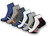 6 oder 12 Paar SPORT Sneaker Socken Herren Damen Sportsocken Frotteesohle Baumwolle 16215/20 (39-42, 6 Paar)