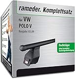 Rameder Set, Dachträger Tema kompatibel für VW Polo V (118838-08025-5)