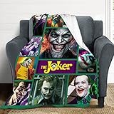 Joke-r Malon-e Überwurfdecke, Flanell, Plüsch, gemütlich, leicht, für Schlafzimmer, Wohnzimmer, 152 x 127
