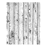 FOLODA silikonstempel, Holzmaserung Silikon Klarsiegel Stempel DIY Scrapbooking Prägung Fotoalbum Dekorative Papierk
