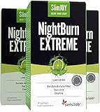 SlimJoy NightBurn EXTREME mit Garcinia Cambogia - 4in1 - 3x10 Beutel, ausreichend für 30 Tag