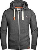 Grin&Bear Herren Kapuzenpullover anthrazit, L, GEC022