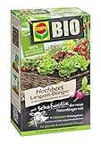 COMPO BIO Hochbeet Langzeit-Dünger für Gemüse, Obst, Kräuter und andere Hochbeet-Pflanzen, 5 Monate Langzeitwirkung, 750 g