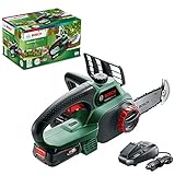 Bosch Akku Kettensäge Universalchain 18 (1 Akku, 18 Volt System, im Karton)