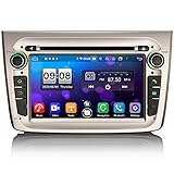 ERISIN 7 Zoll Android 10.0 Autoradio für Alfa Romeo Mito Unterstützt Carplay Android Auto DSP GPS-Navi Bluetooth A2DP DVB-T/T2 WiFi DAB+ 8-Kern 4GB RAM+64GB ROM