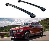 2 StüCk DachträGer Crossbar für Mercedes Benz GLB X247 2019 2020, Aluminium AutodachträGer QuerträGer TragfäHigkeit ​GepäCkträGer Ersatz FahrraddachträGer FüR Reisen Und Camping