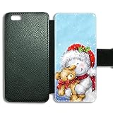 Compatible with iPhone 4.7inch 6 6s Widerstandsfähig Militär Kartenfachabdeckung deckt Fall drucken Two Snow