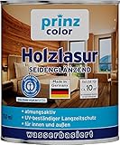 prinzcolor Premium Holzlasur Holzschutzlasur Holzschutz Kiefer 0,75