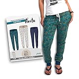 JULENDO Schnittmuster Jogginghose Anita Gr. 32-44 | Papierschnittmuster für Damen mit Nähanleitung