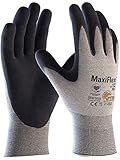 ATG Handschuhe 34-774B Montagehandschuhe MaxiFlex Elite ESD hellgrau/schwarz 8