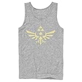 Fifth Sun Herren Legend of Zelda Triforce T-Shirt, Athletic Heather,