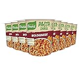 Knorr Pasta Snack Bolognese-Sauce leckere Instant Nudeln fertig in nur 5 Minuten, 8er Pack (8 x 66 g)