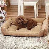 WYYUE Hundebett Flauschig Hundekorb Tierkissen Hundesofa Hundeliege Hundekissen Hundekörbchen Schlafplatz Haustierbett Abwaschbar Dogb