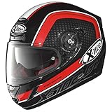 X-lite X 702 GT Active N- Com Inetgralhelm, Farbe schwarz-rot-Weiss, Größe S (55/56)