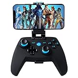 BMSARE Controller PC Windows, Bluetooth Wireless Controller Android Mobiler Game mit Halterung, 2,4G Wireless Controller Gamepad Joystick PC Windows 11 10 8 7/PS3/Android TV mit Dual Vib