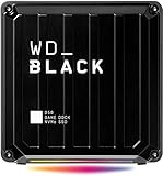 WD_Black D50 Game Dock 2 TB (2x Thunderbolt 3 Anschlüsse, DisplayPort 1.4, 2x USB-C, 3x USB-A, Audio Ein/Aus und Gigabit Ethernet anpassbare RGB-Beleuchtung) schw