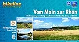 Bikeline: Vom Main zur Rhön. Radvergnügen entlang von Sinn, Streu und Fränkischer Saale. 1 : 50 000, 262 km, wetterfest/reißfest, GPS-Tracks Dow