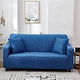 DGSGBAS Couch Bezug Fur Eckcouch L 2/3 Sitzer Elastisch Bunt Schwarz Sofabezüge GroB U Form Sofa Überwürfe Aus Leder Fuir Klassische Und Ecksofas Sofa Abdeckung H