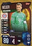 MATCH ATTAX 19/20 Manuel Neuer UCL Centurion Trading Card - Bayern Munich - UK E