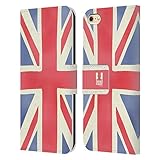 Head Case Designs Union Jack Das Beste Von London Leder Brieftaschen Handyhülle Hülle Huelle und Passende Designer Hintergrundbilder kompatibel mit Apple iPhone 6 / iPhone 6