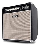 Rocktile BA-50 Lemmy Basscombo (50 Watt, Kickback-Gehäuse, 12' Speaker, mit Effektschleife und Limiter) schw