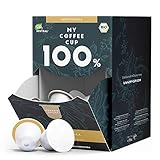 My Coffee Cup – MEGA BOX CAFFÈ VANILLA – BIO-KAFFEE I 100 Kaffeekapseln für Nespresso®³-Kapselmaschinen I 100% industriell kompostierbare Kaffeekapseln – 0% Alu I Nachhaltige Kaffeekap