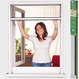 easy life PVC Insektenschutz-Rollo greenLINE Basic für Fenster Fliegengitter Insektenrollo individuell kürzbares Fensterrollo als Mückenschutz, Größe:80 x 130