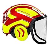 Protos 204002-10-12 Forsthelm,feines Visier, gelb/