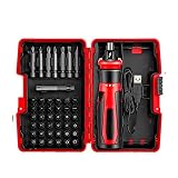N/D Multi-Bit-Schraubendreher-Set, Akkuschrauber Multi-Werkzeug 3 in 1, mit USB-Ladekabel, Phillips, geschlitzt, Platz und Torx-Bits, R
