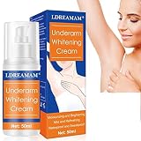 Underarm Whitening Cream,Lightening Cream,Whitening Cream，Achsel Aufhellungs Creme，für dunkle Haut, Hals, bikini, Ellenbogen, innere Oberschenkel, Knie Achsel 50ML