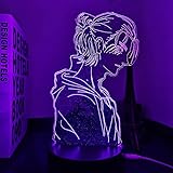 3D LED decorative lights 3d Lamp Anime Attack on Titan Armin Arlert for Bedroom Decorative Light Kids Birthday Gift Attack on Titan LED Night Light Manga For boyfriend and g