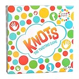 Pink Papaya Gesellschaftsspiel Knots, lustiges Balance-Spiel, Bodenspiel mit Spielmatte, Twisting Game für Kinder & Erw