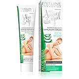 Eveline Cosmetics Haarentfernung Creme für Beine, Arme, Achseln und den Bikinibereich | 125 ML | Effektive und schnelle Intim Enthaarungscreme Frauen | Seidig glatte Haut | Für empfindliche H