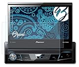 Bruni Schutzfolie kompatibel mit Pioneer AVH-X7700BT / X7800BT Folie, glasklare Displayschutzfolie (2X)