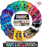 Epoxidharz Farbe Metallic Farben, TECHAROOZ Mica Powder Pulver, Epoxy Resin Farbe, Pigment, Farbpigmente Pigmentpulver Farben für Kosmetisches Qualität, Niveau Lipgloss Seifenfarb