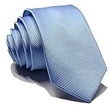 BlooMao Herren Krawatte, Retro Business Krawatte, Handgenähte Krawatte für Herren, 5/6/8cm Krawatte Schwarz Lila B