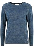 OXMO Daniela Damen Strickpullover Feinstrick Pullover mit Rundhalsausschnitt, Größe:XXL, Farbe:Ensign Blue (70260)