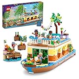 LEGO 41702 Friends HausbootSpielzeugboot für Kinder ab 7 Jahren mit Garten4 Mini-Puppen und Tierfigurvon der Natur inspiriertes Geschenk