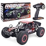 BOBX RC Auto Geländewagen, DBX-10 1:10 80 km/h 2,4ghz Bürstenmotor, Geländewagen Modell RC Offroad 4WD Buggy Geländewagen Spielzeug Fahrzeug Ferngesteuert mit LED-Leuchten für Kinder und Erw